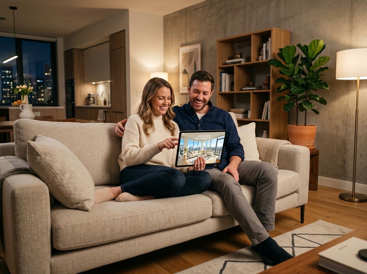 Tour multiple Realty Properties remotely guided by AI host